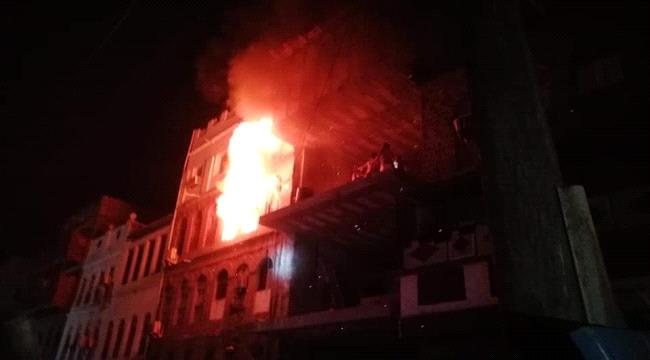 بعد حي الزعفران..حريق بأحد منازل حي الحسين بكريتر 
