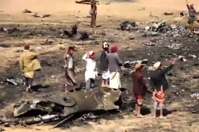 ”التحالف” يحمل الحوثيين مسؤولية حياة  وسلامة طاقم الطائرة ”التورنيدو”  