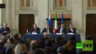لافروف: نتفق وإيطاليا على ضرورة تسوية النزاع في ليبيا عبر حوار دولي واسع