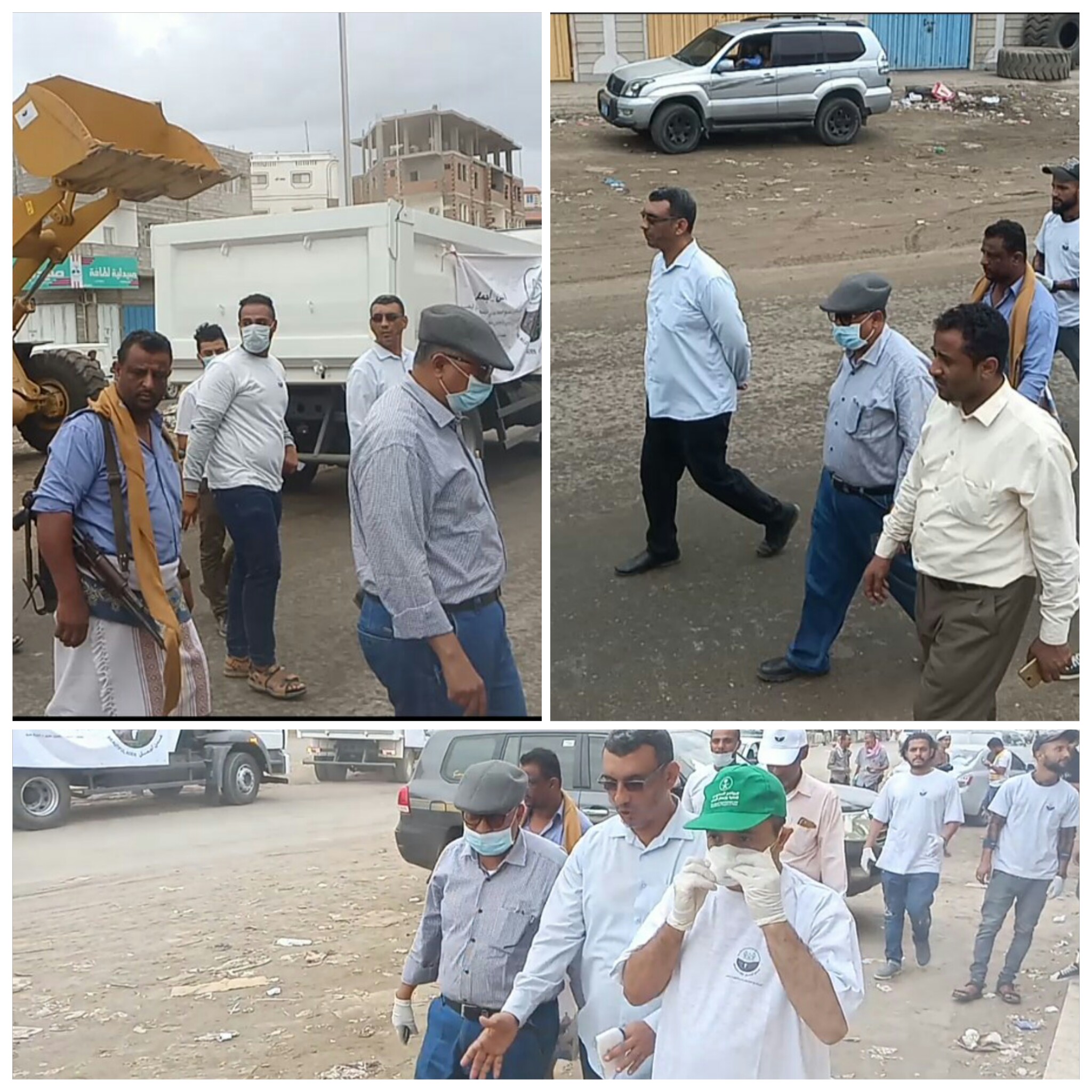 مدير عام نظافة عدن يدشن حملة الإصحاح البيئي في المحافظة ( عدن أجمل )