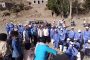 العشرات ينفذون وقفة احتجاجية امام مطار عدن الدولي