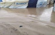 الامطار تغرق مخيمات النازحين في لحج.. في وضع كارثي يضرب كل المخيمات