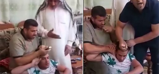 عائلة عراقية تعاقب ابنها  بسبب انتقاده زعيم التيار الصدري “السيد”! ( فيديو)