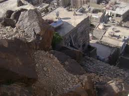 نجاة خمسة أطفال جراء انهيار صخري في جبل صبر ...؟! 