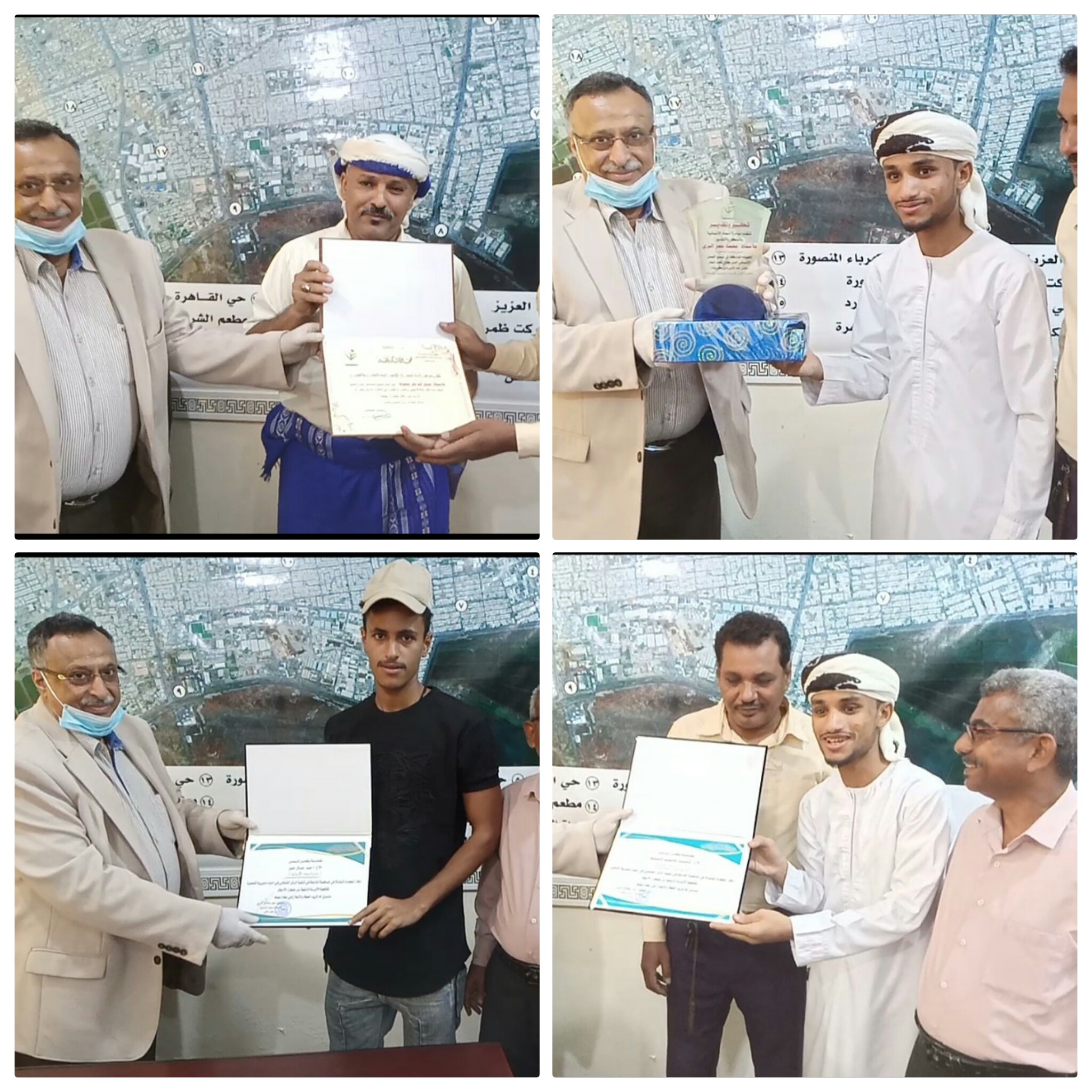 مدير عام المنصورة يكرم مبادرة إسعاد الإنسانية لجهودها في مكافحة الأوبئة الناتجة عن هطول الأمطار