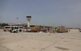 وصول طائرة تحمل 43 طناً من الأدوات الطبية الخاصة بكورونا إلى عدن