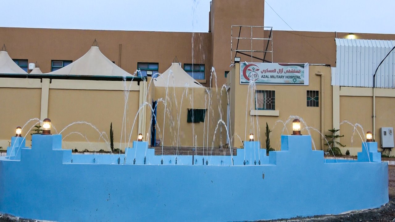 قيادة محور أزال تفتتح مستشفى عسكري ونادي صحي لعلاج جرحى الجيش