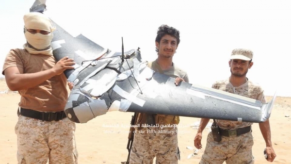 القوات الحكومية تعلن إسقاط طائرة مسيرة للحوثيون في مأرب