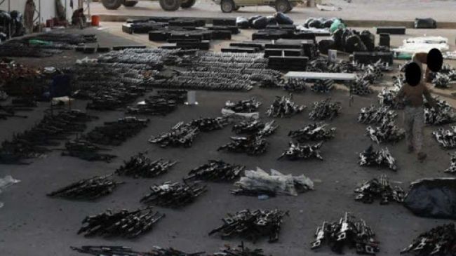الخارجية الأمريكية تنشر صور شحنة أسلحة إيرانية كانت في طريقها للحوثيين