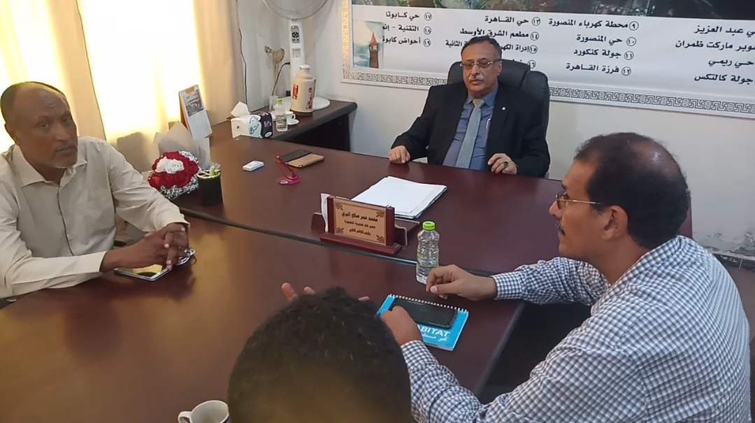 بكلفة  ( 400 ألف دولار ) تنفيذ مشروع إعادة تأهيل شبكة الصرف الصحي لمدينة التقنية