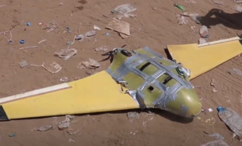 إسقاط طائرة  امداد حوثية مُسيرة في الحديدة