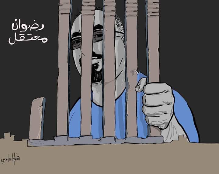 هاني بن بريك يتضامن مع المصور رضوان الحاشدي