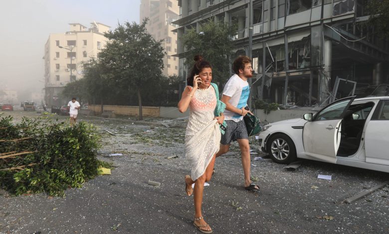 إصابة طلاب يمنيين في انفجار بيروت