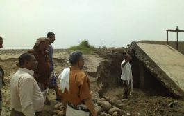 وكلاء وزارة الزراعة في لحج يتفقدون أضرار السيول بالمحافظة 