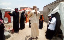 منظمة سام للحقوق والتنمية تدشن حملة توعية في مخيمات النازحين بلحج