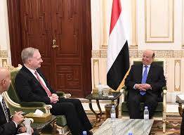 الرئيس هادي يبحث تطورات الأوضاع في اليمن مع السفير الأمريكي