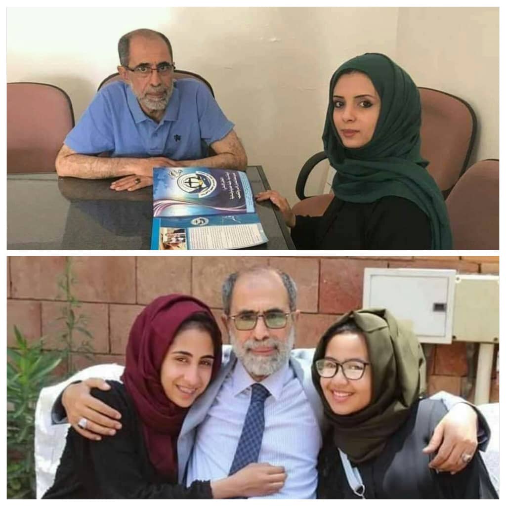 شاهد.. اول صور لابنة القيادي الحوثي حسن زيد التي أصيبت معه اليوم