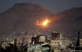 التحالف العربي يشن قصف على المليشيات الحوثية في حجة