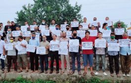مطالبين بمستحقاتهم : وقفة احتجاجية لإتحاد العام لطلاب اليمن بالهند
