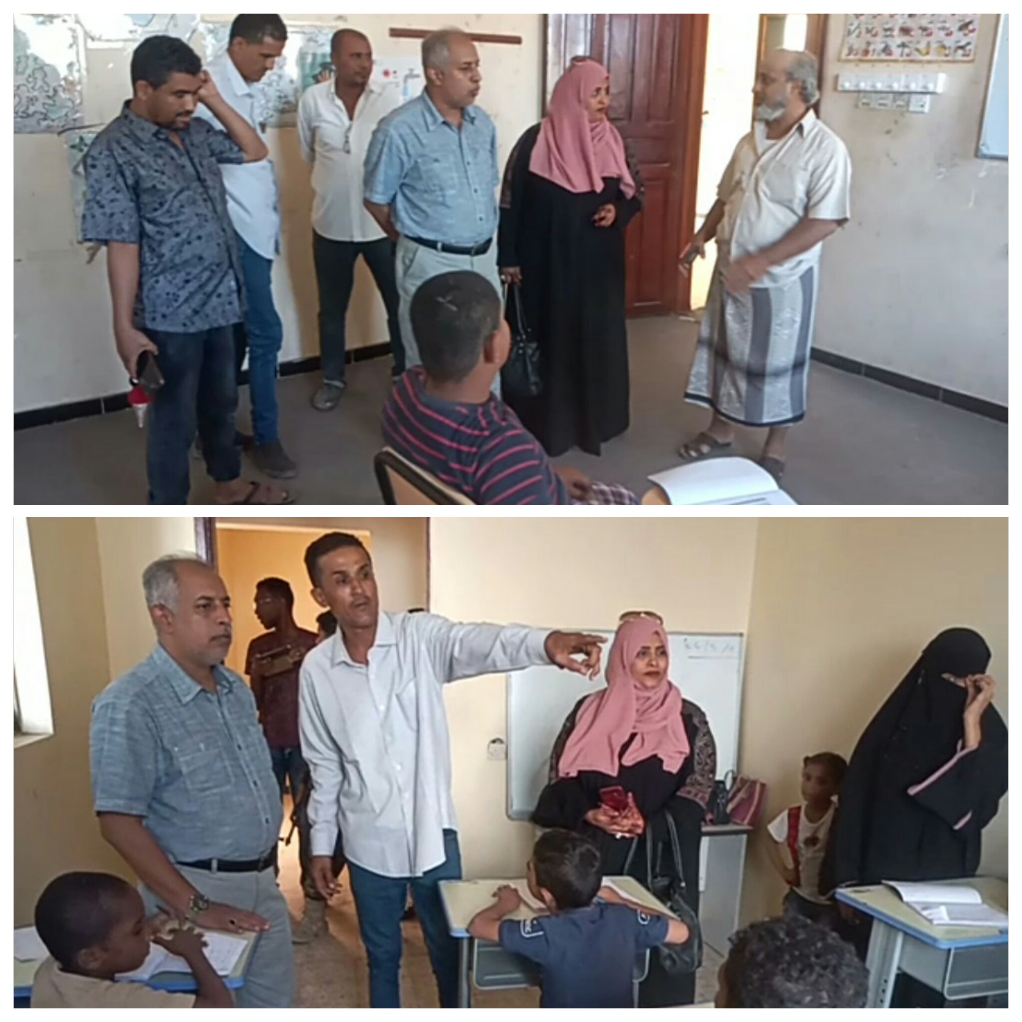 مدير عام البريقة يتفقد دار رعاية الأحداث ومركز التكافل الإجتماعي بالمديرية