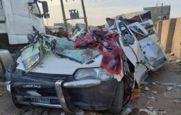 حادث مروع يودي بحياة مواطنين على خط لحج