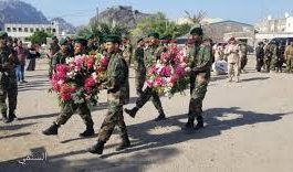 اكليل من الزهور في ذكرى الهجوم المسلح على إدارة أمن عدن  