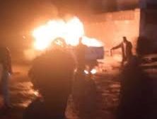 شاهد بالفيديو : انفجار حي عبدالعزيز