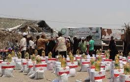 الإمارات تدعم نازحي مخيمات التحيتا ب20 طن من المساعدات الغذائية 