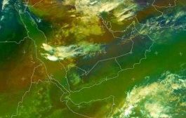 بالتزامن مع المنخفض الجوي العملاق بدول الخليج حالة جوية ماطرة في اليمن