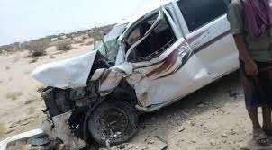 وفاة وإصابة ركاب في حادث مروري في لحج