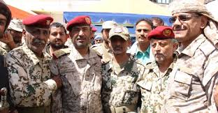 وفد من القوات المشتركة وأبناء الساحل الغربي يصلون مأرب