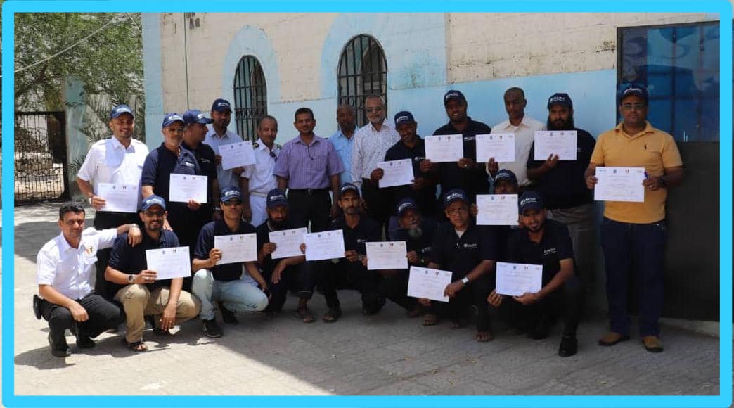 مركز التدريب البحري بالعاصمة  يختتم  الدورة التدريبية الخاصة بضباط الحركة الملاحية
