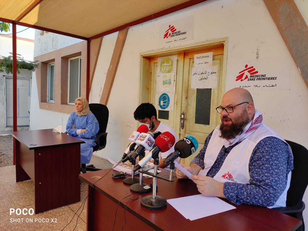 رئيس بعثة أطباء بلاحدود يدعو لدعم جهود اليمن في مكافحة كوفيد١٩
