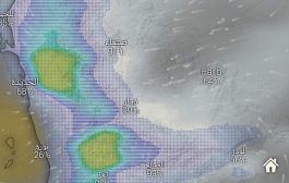 توقعات بأمطار على مرتفعات غرب وجنوب غرب اليمن