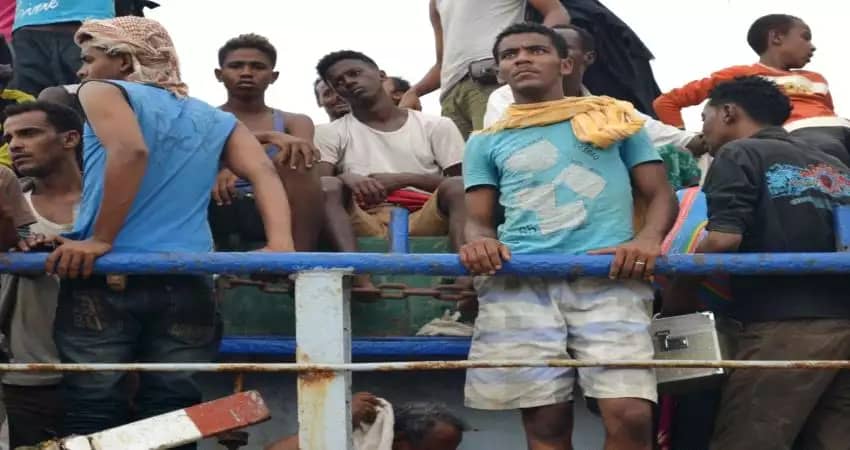 منظمة الهجرة : ميليشيا الحوثي رحلت قسرا إلى مناطق سيطرة الحكومة أكثر من 20 ألف لاجئ