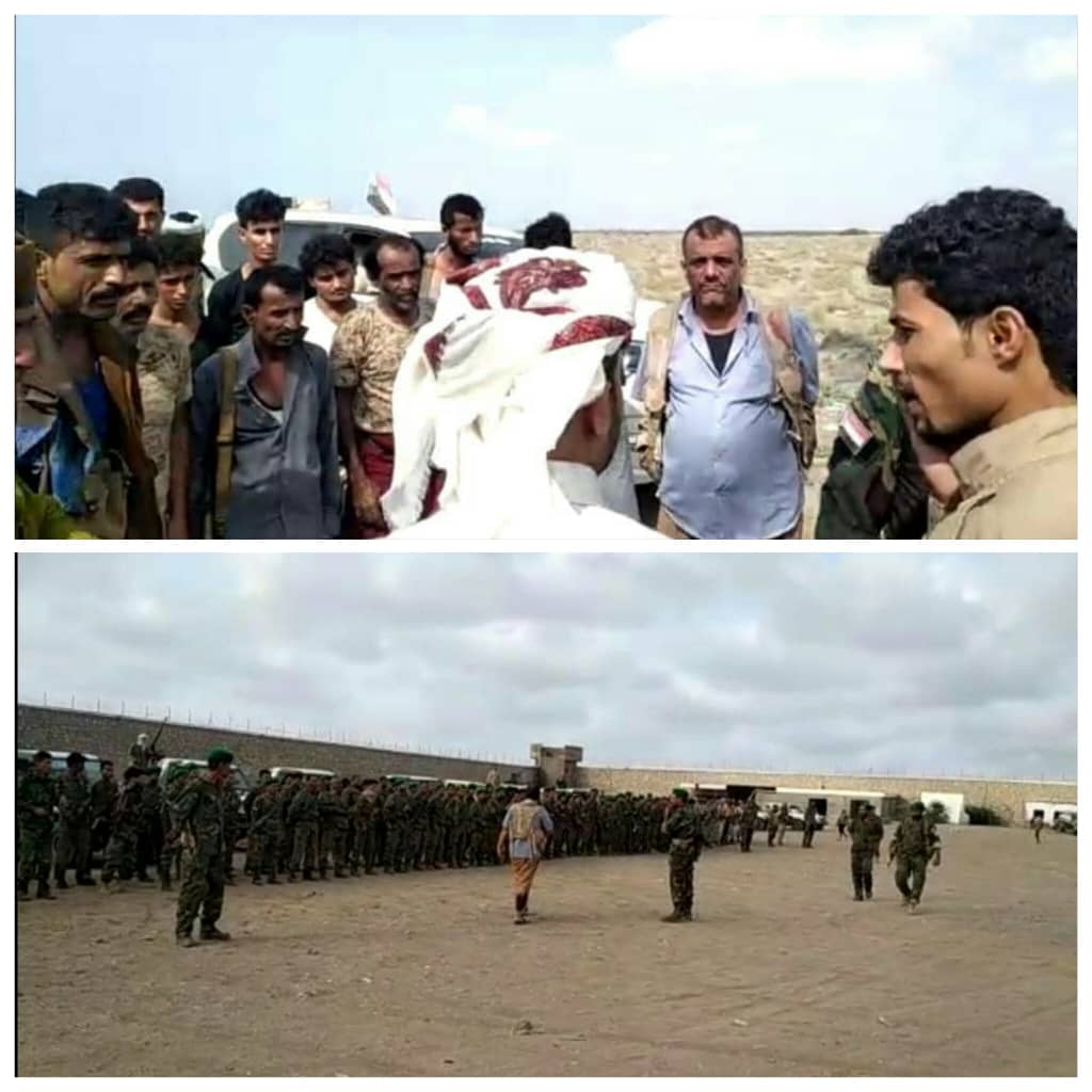 في جولة عيديه رئيس محور عمليات ابين العميد/محمدعطوة يزور معسكرات القوات المسلحه في  ابين