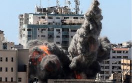 ماكرون يطالب إسرائيل بتفسير لاستهداف برج الجلاء ومطالب دولية بالتحقيق في الواقعة باعتبارها جريمة حرب