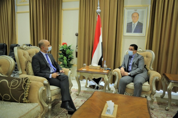 بن مبارك يؤكد استمرار  بذل الجهود لتحقيق تطلعات الشعب اليمني في سلام عادل