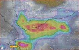 توقعات بأمطار غزيزة على عدن والمحافظات المجاورة لها خلال الساعات القادمة