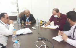 لقاء ومناقشة تدخلات منظمة الانقاذ الدولية في مديرية الحصين 