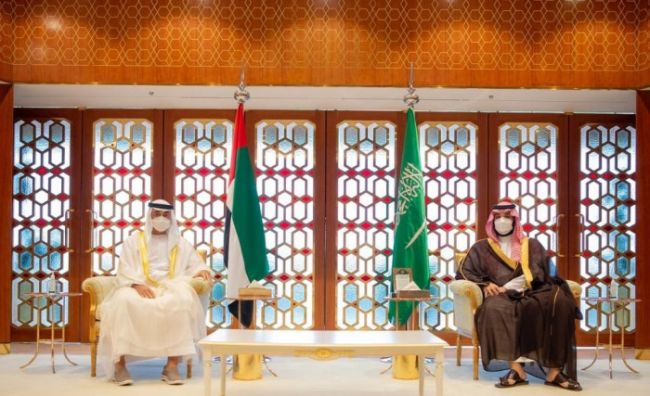 الرياض : بن سلمان يجتمع مع ولي عهد أبو ظبي