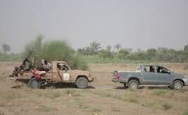 إخماد مصادر نيران الحوثي في قطاع كيلو ١٦