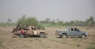 إخماد مصادر نيران الحوثي في قطاع كيلو ١٦