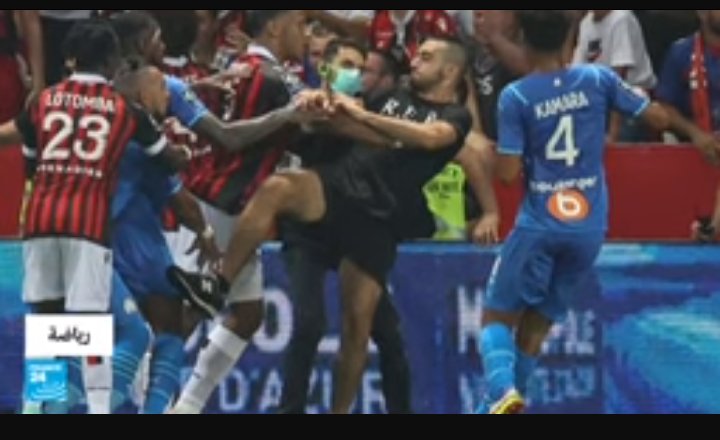 الدوري الفرنسي: تعليق مباراة نيس-مرسيليا بعد أحداث شغب على أرضية الملعب