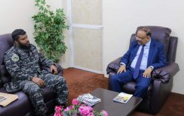 لقاء تنسيقي بين وزير النقل وقائد قوات حماية المنشآت الحكومية في عدن