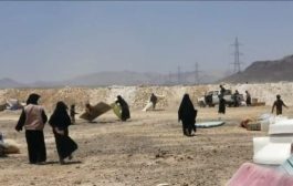 إصابة امرأة وتدمير 30 منزلا ونزوح 35 أسرة إثر قصف حوثي على مديرية رحبة مأرب
