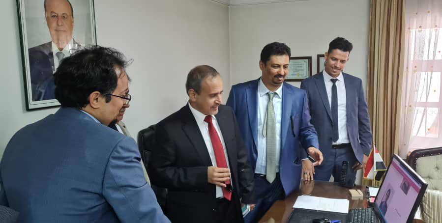 وزير التعليم العالي يدشن الموقع الإلكتروني الخاص بالطلاب اليمنيين في تركيا