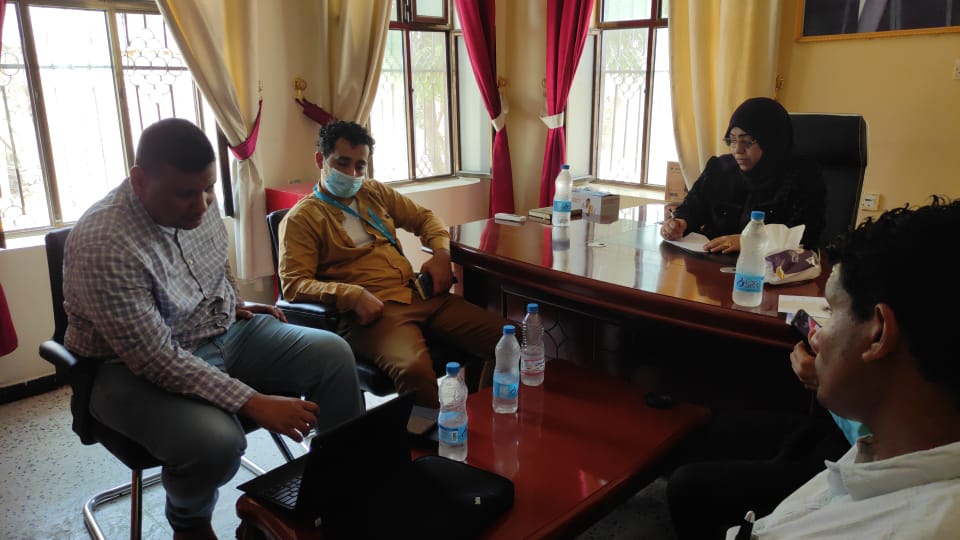 عدن : مديرة صندوق رعاية المعاقين تلتقي مسؤولي بمنظمة اليونيسيف