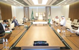 الوزير الشرجبي يناقش مع مستشار الديون الملكي السعودي دعم مركز الملك سلمان لمشاريع المياه