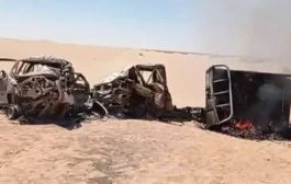 بينهم نساء وأطفال .. حادث مروع في مأرب يودي بحياة 17 شخص
